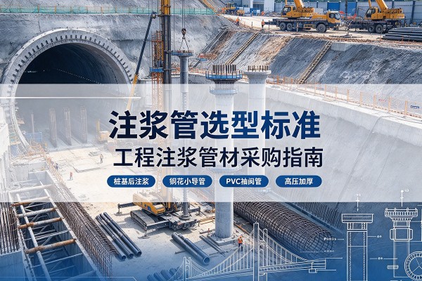 周至注浆管选型标准