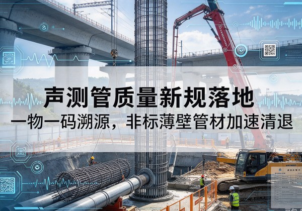 周至声测管质量新规落地，一物一码溯源，非标薄壁管材加速清退